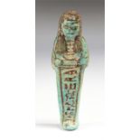 Egyptian Shabti for Scribe Djed-Maat-Iu-Ef-Ankh, Third Intermediate Period, C. 1100-900 BC. A