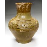 Han Dynasty Glazed Hu Vessel with animal Relief, 202 BC – 220 AD with TL test and superb Desmond