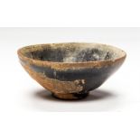 Song Hares Fur Bowl, Southern Song Dynasty, 1127-1279 AD A ceramic stoneware tea bowl with iron