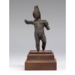 Roman statuette of Mercury, 1st-3rd century AD. A bronze statuette of Mercury, standing in contra