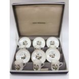 Royal Worcester boxed coffee set