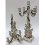 A pair of candelabra,