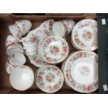 A Royal Stafford 'Rochester' part tea set comprising of: nine tea cups; twelve saucers;