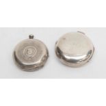 A George IV silver pair case pocket watch,