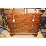 A George III mahogany chest,