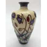 A Moorcroft, boxed, shouldered vase, signed and designed by Emma Bosons,