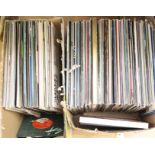 Two boxes of assorted records