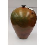 A Studio Pottery vase, Raku Studio Pottery, Andrew Hilt,
