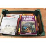 Railway related books (1 box)