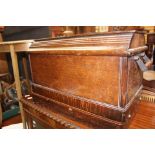 A singer cased hand sewing machine,