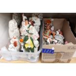 Collection of 19th century Staffordshire figures and dogs