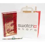 A limited edition Christmas Magic Spell swatch watch 1995,