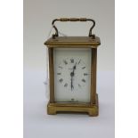 French Bayard brass carriage clock