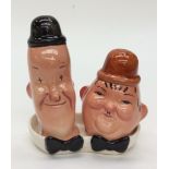 Beswick cruet set of Oliver & Hardy,