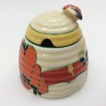 Clarice Cliff for Newport Pottery, a Solitude beehive honey pot, Bizarre mark,