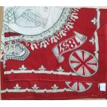 60 year Anniversary/Diamond Jubilee Linen Commemorative Victorias reign flags