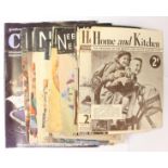 1938 Home & Kitchen, Browns Poulson Cookery Club magazines,