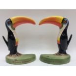 1950s/60 Carlton ware Guiness Toucans memorabilia - 23 cm high approx (2)