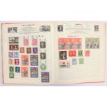 A Stanley Gibbons stamp album,