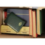 A large collection comprising: album and stock book of used GB,