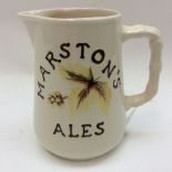 A Moorcroft Marston ale jug, local interest,