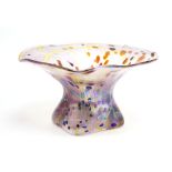 A Norman Stuart Clarke bowl made at the London Glassblowing Workshop in 1986.