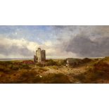 Henry Bright (British, 1814-1873), Orford Castle, Suffolk, signed and dated 1857 l.l.