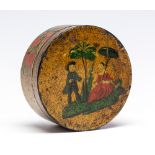 A 19th Century Oriental lacquer cylinder box,