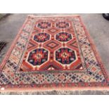 A Caucasian Kazak design rug,