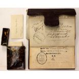 19th century passport for Captain Henry Turnor, dated 1837,
