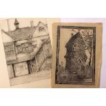 Kenneth Edwin Wootton (1885-1974), collection of etchings,