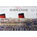 Archive of photographs and clippings relating to shipping/ocean liners, predominantly French Line,