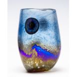 A Norman Stuart Clarke signed and dated 1999 'Eclipse' design vase. Made at the St Erths studio.