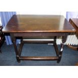 A late 17th Century joined oak centre table, circa 1695,