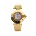 Jaeger Le Coultre, a lady's 18ct gold Jaeger Le Coultre wristwatch,