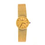Baume & Mercier, an 18ct gold lady's Baume & Mercier quartz wristwatch,