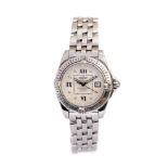 Breitling, a lady's steel Breitling wristwatch,