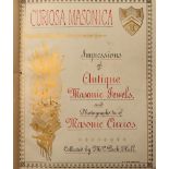 Illustrated manuscript reference work on freemasonry in five volumes: Curiosa Masonica,