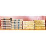 Collection of books comprising Alison's History of Europe in five volumes,