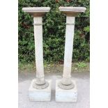Pair of plant stands.