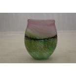 A Norman Stuart Clarke signed and dated 2010 'Cornfield' design vase