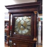 A George III oak 30 hour longcase clock, the dial inscribed 'Jospeh Donisthorpe, Loughborough,
