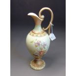 A Royal Worcester ewer, date cypher for circa 1914,