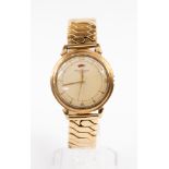 Jaeger le Coultre, a circa 1950's 9ct gold Jaeger Le Coultre automatic wristwatch,