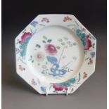 A Bow octagonal plate.