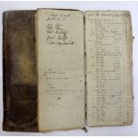 Derbyshire History Interest: A pair of manuscript account books,