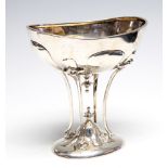 A George V shaped oval raised bon bon dish,