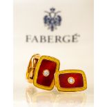 A pair of modern Fabergé limited edition cufflinks,