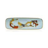 David Anderson, a Norwegian modernist silver and enamel brooch,