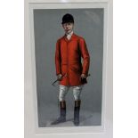 Collection of fifteen Vanity Fair prints dating from 1880s-1900s, portraits of fox hunting figures,